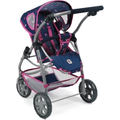 BAYER CHIC 2000 Combi Poppenwagen 3 In 1 EMOTION ALL IN Stars Marine -SpeelgoedKorting Winkel bayer chic 2000 combi poppenwagen 3 in 1 emotion all in stars marine a271321 3