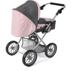 BAYER CHIC 2000 Combi Poppenwagen LENI Melange Antraciet-roze 2 BAYER CHIC 2000 Combi Poppenwagen LENI Melange Antraciet-roze -SpeelgoedKorting Winkel bayer chic 2000 combi poppenwagen leni melange antraciet roze a355195 2