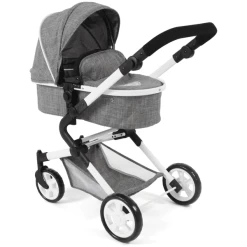 BAYER CHIC 2000 Combi Poppenwagen LIA Jeans Grijs 3 BAYER CHIC 2000 Combi Poppenwagen LIA Jeans Grijs -SpeelgoedKorting Winkel bayer chic 2000 combi poppenwagen lia jeans grijs a355535 3