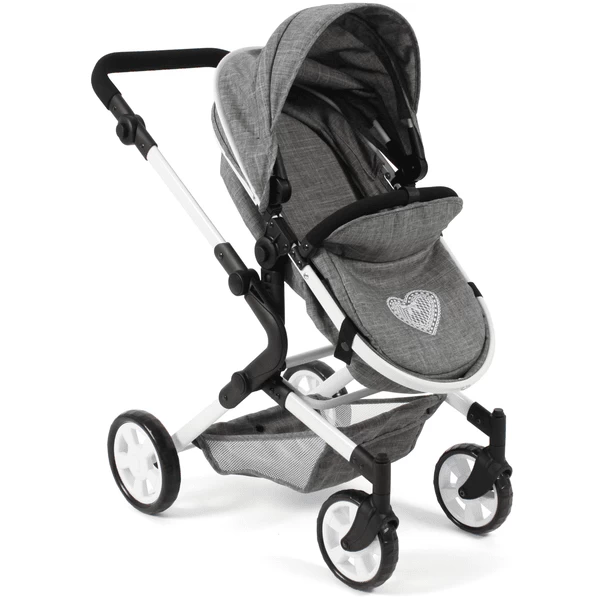 BAYER CHIC 2000 Combi poppenwagen LIA Jeans grijs BAYER CHIC 2000 Combi Poppenwagen LIA Jeans Grijs -SpeelgoedKorting Winkel bayer chic 2000 combi poppenwagen lia jeans grijs a355535 4