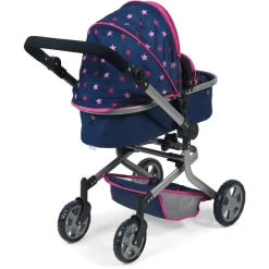 BAYER CHIC 2000 Combi Poppenwagen MIKA Stars Marine -SpeelgoedKorting Winkel bayer chic 2000 combi poppenwagen mika stars marine a271269 2