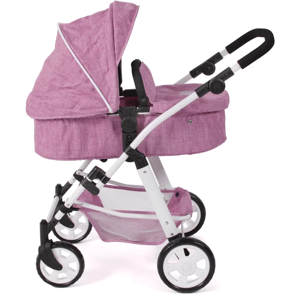 BAYER CHIC 2000 Combi poppenwagen NELE Jeans roze BAYER CHIC 2000 Combi Poppenwagen NELE Jeans Roze -SpeelgoedKorting Winkel bayer chic 2000 combi poppenwagen nele jeans roze a355220 1