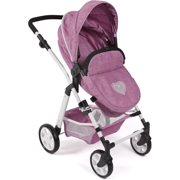 BAYER CHIC 2000 Combi poppenwagen NELE Jeans roze BAYER CHIC 2000 Combi Poppenwagen NELE Jeans Roze -SpeelgoedKorting Winkel bayer chic 2000 combi poppenwagen nele jeans roze a355220 3