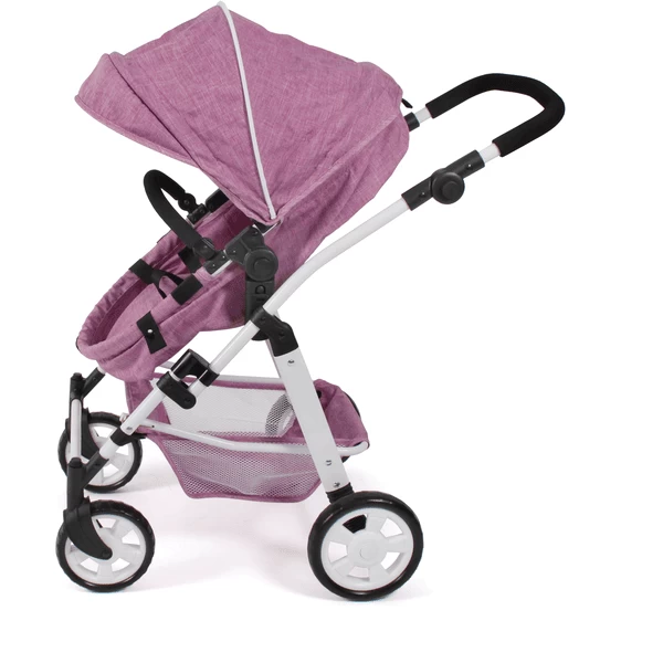 BAYER CHIC 2000 Combi poppenwagen NELE Jeans roze BAYER CHIC 2000 Combi Poppenwagen NELE Jeans Roze -SpeelgoedKorting Winkel bayer chic 2000 combi poppenwagen nele jeans roze a355220 4