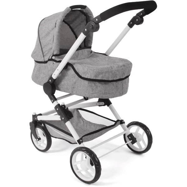 BAYER CHIC 2000 Fides 3 in 1 Combi poppenwagen grijs BAYER CHIC 2000 Fides 3 In 1 Combi Poppenwagen Grijs -SpeelgoedKorting Winkel bayer chic 2000 fides 3 in 1 combi poppenwagen grijs a321003 1