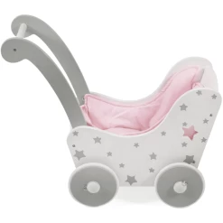 BAYER CHIC 2000 Houten Poppenwagen Stars Grijs 2 BAYER CHIC 2000 Houten Poppenwagen Stars Grijs -SpeelgoedKorting Winkel bayer chic 2000 houten poppenwagen stars grijs a296656 2