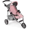 BAYER CHIC 2000 Jogging Buggy LOLA Melange Grijs Roze