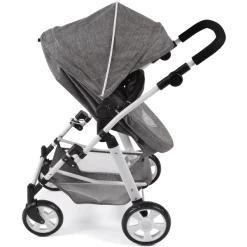 BAYER CHIC 2000 Kombi Poppenwagen NELE Jeans Grijs -SpeelgoedKorting Winkel bayer chic 2000 kombi poppenwagen nele jeans grijs a320888 2