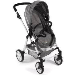 BAYER CHIC 2000 Kombi Poppenwagen NELE Jeans Grijs -SpeelgoedKorting Winkel bayer chic 2000 kombi poppenwagen nele jeans grijs a320888 4