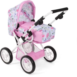 BAYER CHIC 2000 LENI Combi Poppenwagen Flower -SpeelgoedKorting Winkel bayer chic 2000 leni combi poppenwagen flower a355192 4