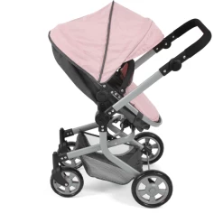 BAYER CHIC 2000 MIKA Gemêleerde Poppenwagen Antraciet-roze -SpeelgoedKorting Winkel bayer chic 2000 mika gemeleerde poppenwagen antraciet roze a355318 2