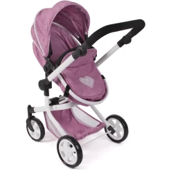 BAYER CHIC 2000 MIKA Jeans Roze Combi Poppenwagen -SpeelgoedKorting Winkel bayer chic 2000 mika jeans roze combi poppenwagen a355316 2