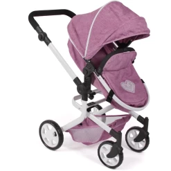 BAYER CHIC 2000 MIKA Jeans Roze Combi Poppenwagen -SpeelgoedKorting Winkel bayer chic 2000 mika jeans roze combi poppenwagen a355316 3