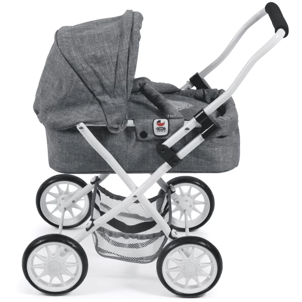 BAYER CHIC 2000 Mini Knuffel Wandelwagen SMARTY Jeans grijs BAYER CHIC 2000 Mini Knuffel Wandelwagen SMARTY Jeans Grijs -SpeelgoedKorting Winkel bayer chic 2000 mini knuffel wandelwagen smarty jeans grijs a355160 1