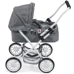 BAYER CHIC 2000 Mini Knuffel Wandelwagen SMARTY Jeans Grijs 4 BAYER CHIC 2000 Mini Knuffel Wandelwagen SMARTY Jeans Grijs -SpeelgoedKorting Winkel bayer chic 2000 mini knuffel wandelwagen smarty jeans grijs a355160 4