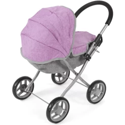 BAYER CHIC 2000 Poppenwagen LILLI Melange Paars -SpeelgoedKorting Winkel bayer chic 2000 poppenwagen lilli melange paars a354843 2