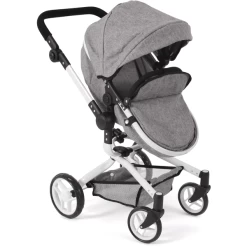 BAYER CHIC Combi Poppenwagen YOLO Grijs -SpeelgoedKorting Winkel bayer chic combi poppenwagen yolo grijs a320999 4
