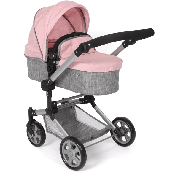 BAYER CHIC LINUS gemêleerde poppenwagen grijs roze BAYER CHIC LINUS Gemêleerde Poppenwagen Grijs Roze -SpeelgoedKorting Winkel bayer chic linus gemeleerde poppenwagen grijs roze a320889 1