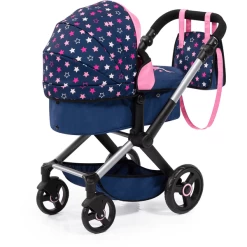 Bayer Design Combi Poppenwagen Xeo Blauw/Roze 2 Bayer Design Combi Poppenwagen Xeo Blauw/Roze -SpeelgoedKorting Winkel bayer design combi poppenwagen xeo blauw roze a372063 2