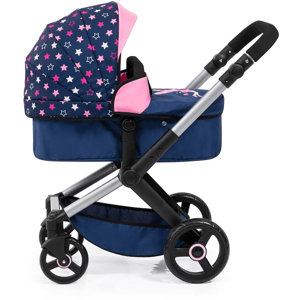 bayer Design Combi Poppenwagen Xeo Blauw/Roze Bayer Design Combi Poppenwagen Xeo Blauw/Roze -SpeelgoedKorting Winkel bayer design combi poppenwagen xeo blauw roze a372063 3