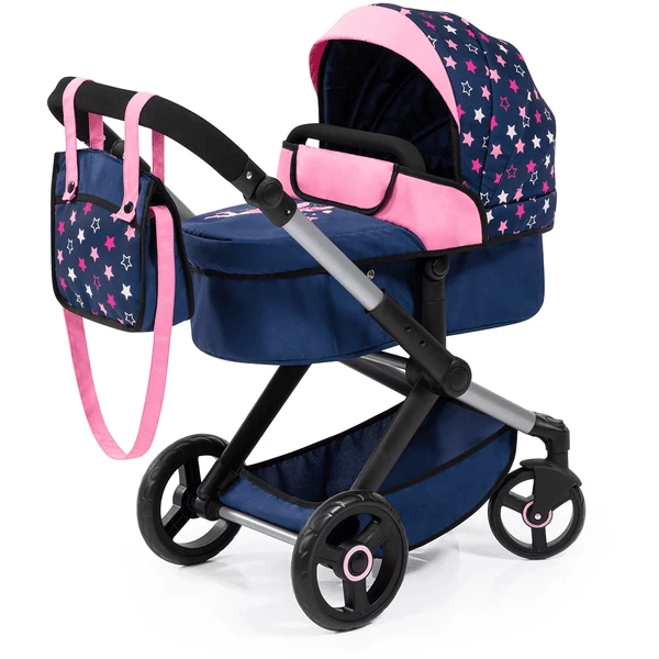 bayer Design Combi Poppenwagen Xeo Blauw/Roze Bayer Design Combi Poppenwagen Xeo Blauw/Roze -SpeelgoedKorting Winkel bayer design combi poppenwagen xeo blauw roze a372063