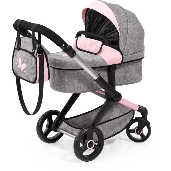 bayer Design Combi Poppenwagen Xeo Grijs/Roze Bayer Design Combi Poppenwagen Xeo Grijs/Roze -SpeelgoedKorting Winkel bayer design combi poppenwagen xeo grijs roze a372066