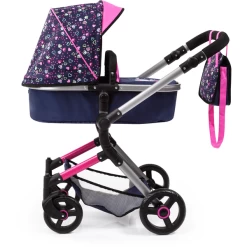 Bayer Design Combinatie Poppenwagen Vario Harten Blauw/roze Met Harten En Zeemeermin -SpeelgoedKorting Winkel bayer design combinatie poppenwagen vario harten blauw roze met harten en zeemeermin a295748 2