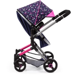 Bayer Design Combinatie Poppenwagen Vario Harten Blauw/roze Met Harten En Zeemeermin -SpeelgoedKorting Winkel bayer design combinatie poppenwagen vario harten blauw roze met harten en zeemeermin a295748 3