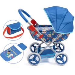 Bayer Design Cosy Cocomelon Poppenwagen, Blauw -SpeelgoedKorting Winkel bayer design cosy cocomelon poppenwagen blauw a354855 1