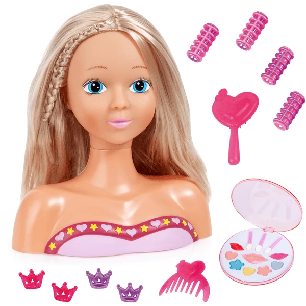 bayer Design Kappershoofdmodel met cosmetica, 27 cm Bayer Design Kappershoofdmodel Met Cosmetica, 27 Cm -SpeelgoedKorting Winkel bayer design kappershoofdmodel met cosmetica 27 cm a372072