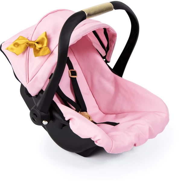 bayer Design Poppen autostoel met dak, roze/goud Bayer Design Poppen Autostoel Met Dak, Roze/goud -SpeelgoedKorting Winkel bayer design poppen autostoel met dak roze goud a313539 1