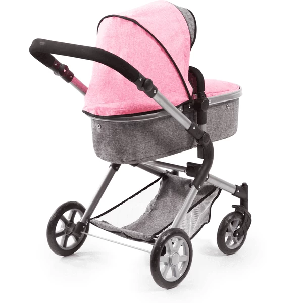 bayer Design Poppenwagen City Neo grijs/roze Bayer Design Poppenwagen City Neo Grijs/roze -SpeelgoedKorting Winkel bayer design poppenwagen city neo grijs roze a313416 2