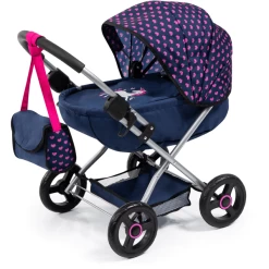 Bayer Design Poppenwagen Gezellig Blauw Eenhoorn