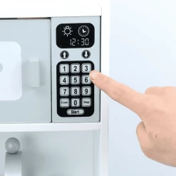 Bino Kinderkeuken Met Wasmachine En Toebehoren, Wit -SpeelgoedKorting Winkel bino kinderkeuken met wasmachine en toebehoren wit a360492 3