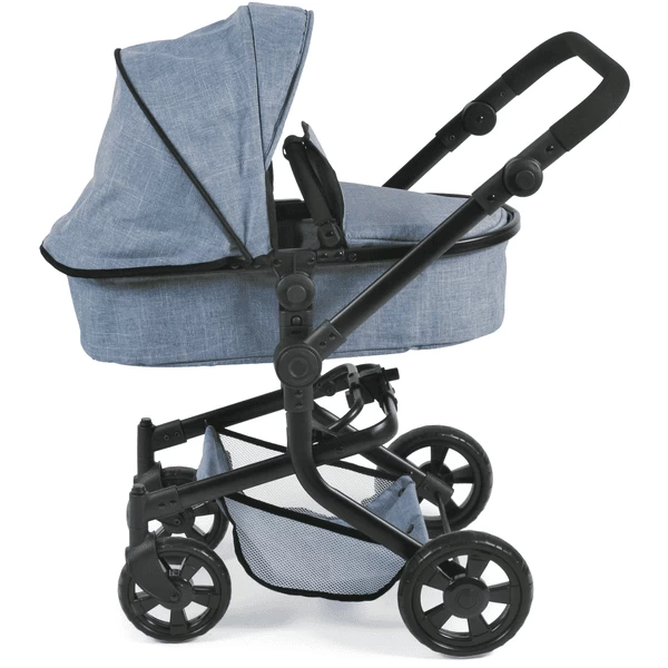 CHIC 2000 Combi Poppenwagen "MIKA" - Jeans blue CHIC 2000 Combi Poppenwagen "MIKA" - Jeans Blue -SpeelgoedKorting Winkel chic 2000 combi poppenwagen mika jeans blue a225197 1