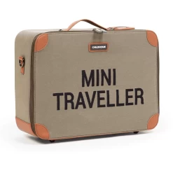 Childhome CHILD HOME Kinderkoffer Mini Traveller Canvas Khaki -SpeelgoedKorting Winkel child home kinderkoffer mini traveller canvas khaki a326034 2