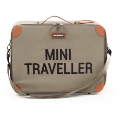 Childhome CHILD HOME Kinderkoffer Mini Traveller Canvas Khaki -SpeelgoedKorting Winkel child home kinderkoffer mini traveller canvas khaki a326034 4