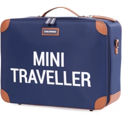 CHILDHOME Kinderkoffer Mini Traveller Marine / Wit -SpeelgoedKorting Winkel childhome kinderkoffer mini traveller marine wit a301534 3