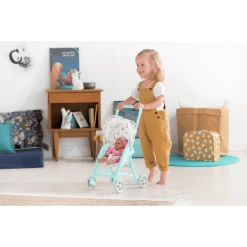 Corolle ® Mon Petit Accessoires - Poppenwagen Blauw -SpeelgoedKorting Winkel corolle mon petit accessoires poppenwagen blauw a316266 3
