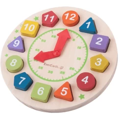 EverEarth® Houten Klok -SpeelgoedKorting Winkel everearth houten klok a251790 4