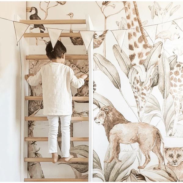 Fitwood TAIMI MINI wandrekken, wit - berk Fitwood TAIMI MINI Wandrekken, Wit - Berk -SpeelgoedKorting Winkel fitwood taimi mini wandrekken wit berk a377526 1