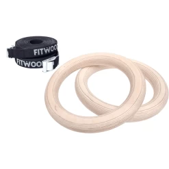 Fitwood ULPU MINI Turnringen, Berken - Zwarte Banden