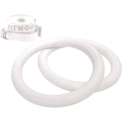 Fitwood ULPU Turnringen, Berken Wit Gewaxt - Witte Bandjes