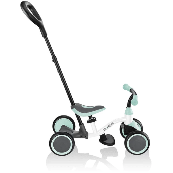 GLOBBER Leerfiets 3 in 1, wit-mint GLOBBER Leerfiets 3 In 1, Wit-mint -SpeelgoedKorting Winkel globber leerfiets 3 in 1 wit mint a327230 1