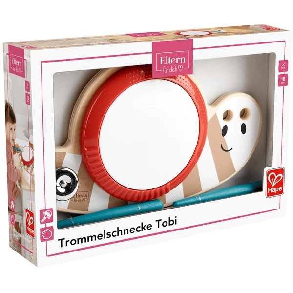 Hape Trommel Slak Tobi Hape Trommel Slak Tobi -SpeelgoedKorting Winkel hape trommel slak tobi a315459 4