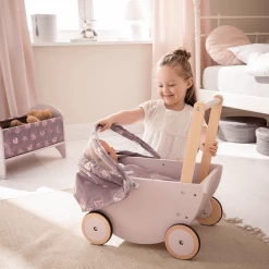 Howa Poppenwagen "Regenboog" Van Hout Met Opvouwbare Kap -SpeelgoedKorting Winkel howa poppenwagen regenboog van hout met opvouwbare kap a349821 3