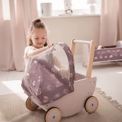 Howa Poppenwagen "Regenboog" Van Hout Met Opvouwbare Kap -SpeelgoedKorting Winkel howa poppenwagen regenboog van hout met opvouwbare kap a349821 4