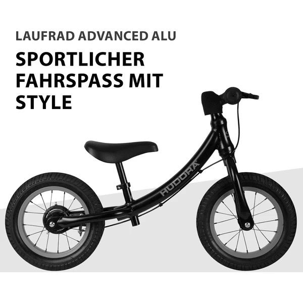 HUDORA ® Loopfiets Advanced Alu, zwart HUDORA ® Loopfiets Advanced Alu, Zwart -SpeelgoedKorting Winkel hudora loopfiets advanced alu zwart a297325 1