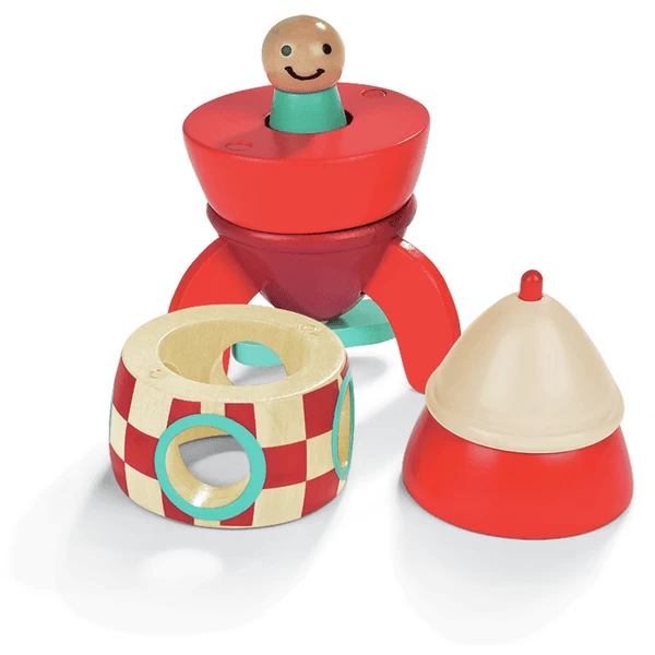 Janod® Magnetisch Bouwpakket - raket klein Janod® Magnetisch Bouwpakket - Raket Klein -SpeelgoedKorting Winkel janod magnetisch bouwpakket raket klein a195994 1