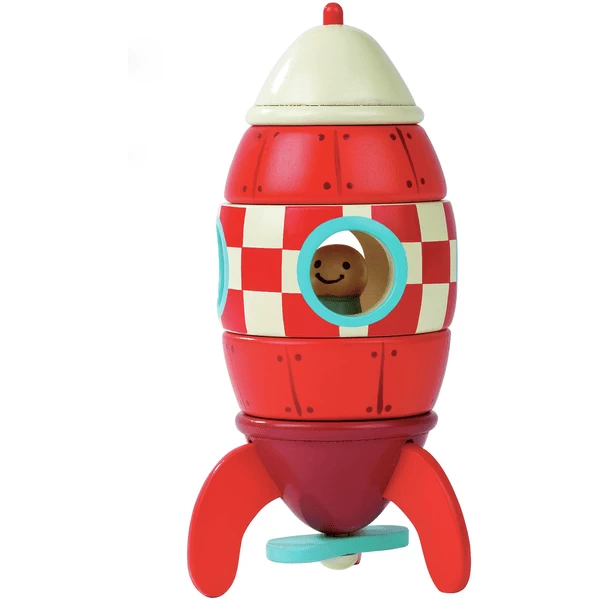 Janod® Magnetisch Bouwpakket - raket klein Janod® Magnetisch Bouwpakket - Raket Klein -SpeelgoedKorting Winkel janod magnetisch bouwpakket raket klein a195994 2